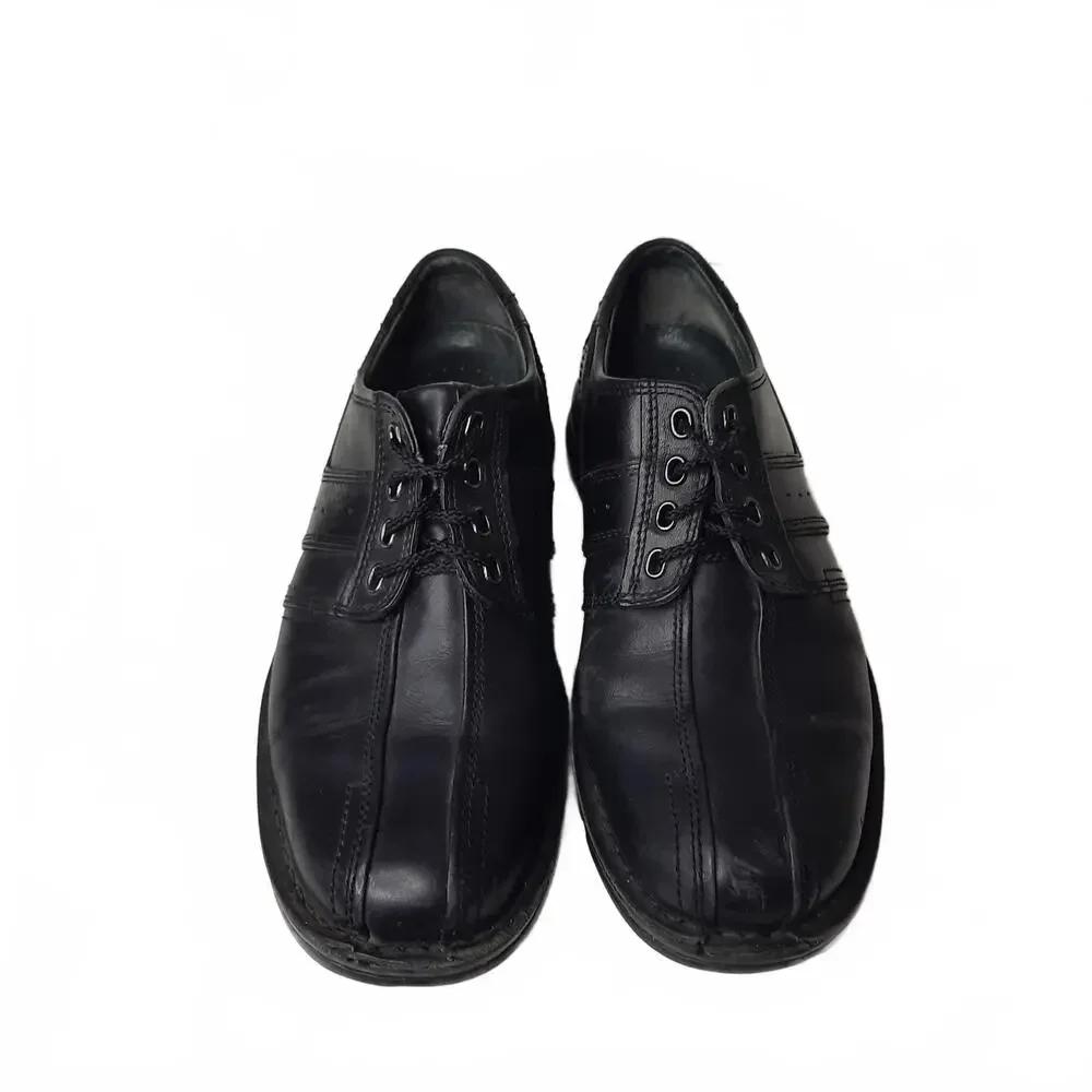 Clarks Men's Black Leather Touring Oxford Shoes Size‎ 8.5